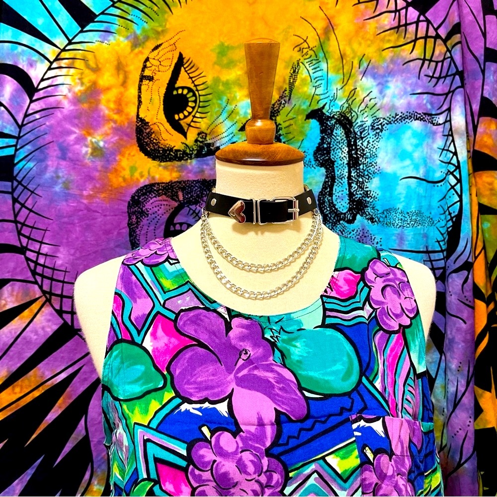 🌈 Lovely fruit flowers vintage art blouse